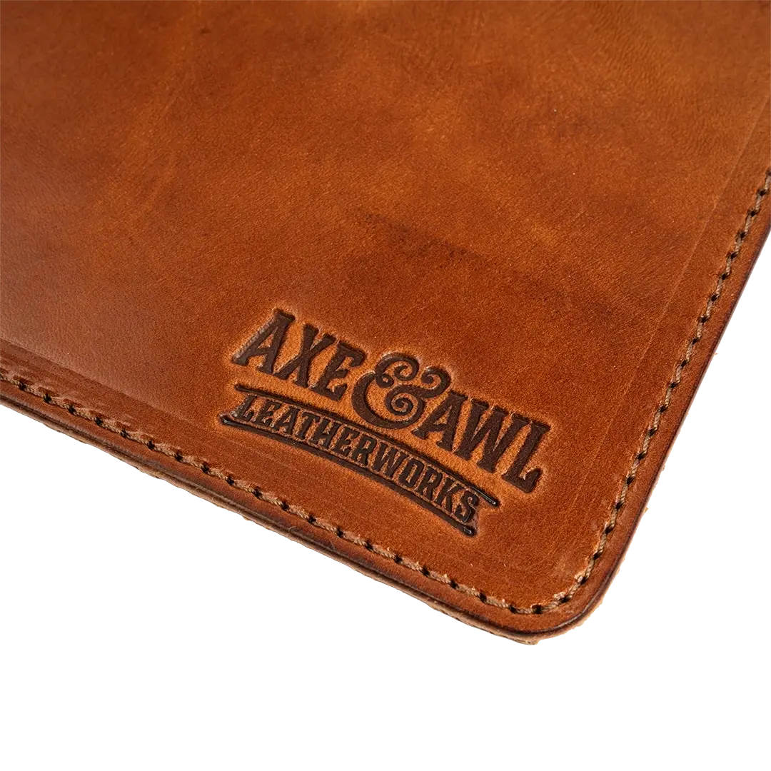 Leather Desk Mat - Axe and Awl Leatherworks