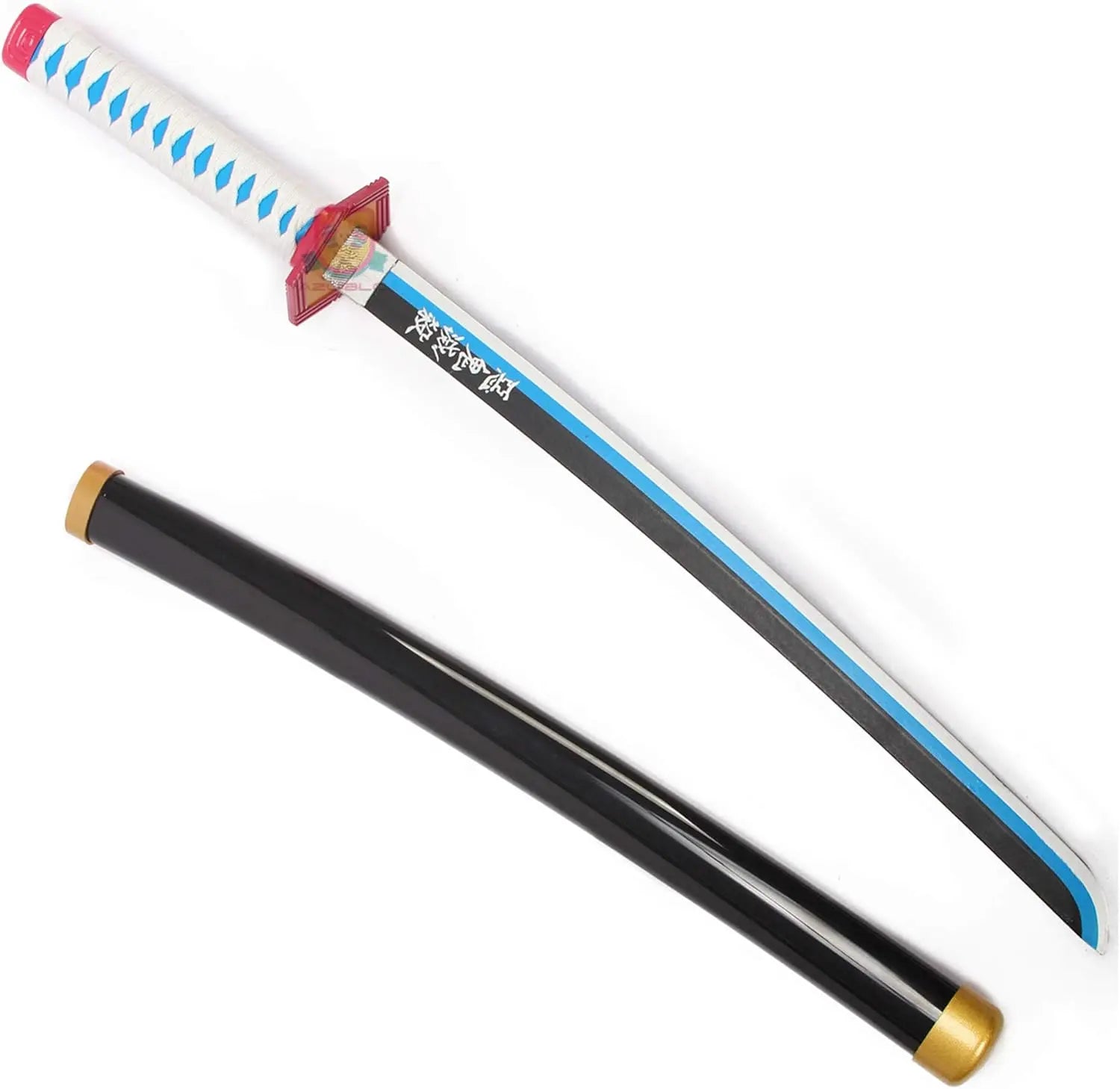 Azuiblc 鬼滅の刃 日輪刀 伊黒小芭内 大人用 100cm蛇柱 いぐろおばない