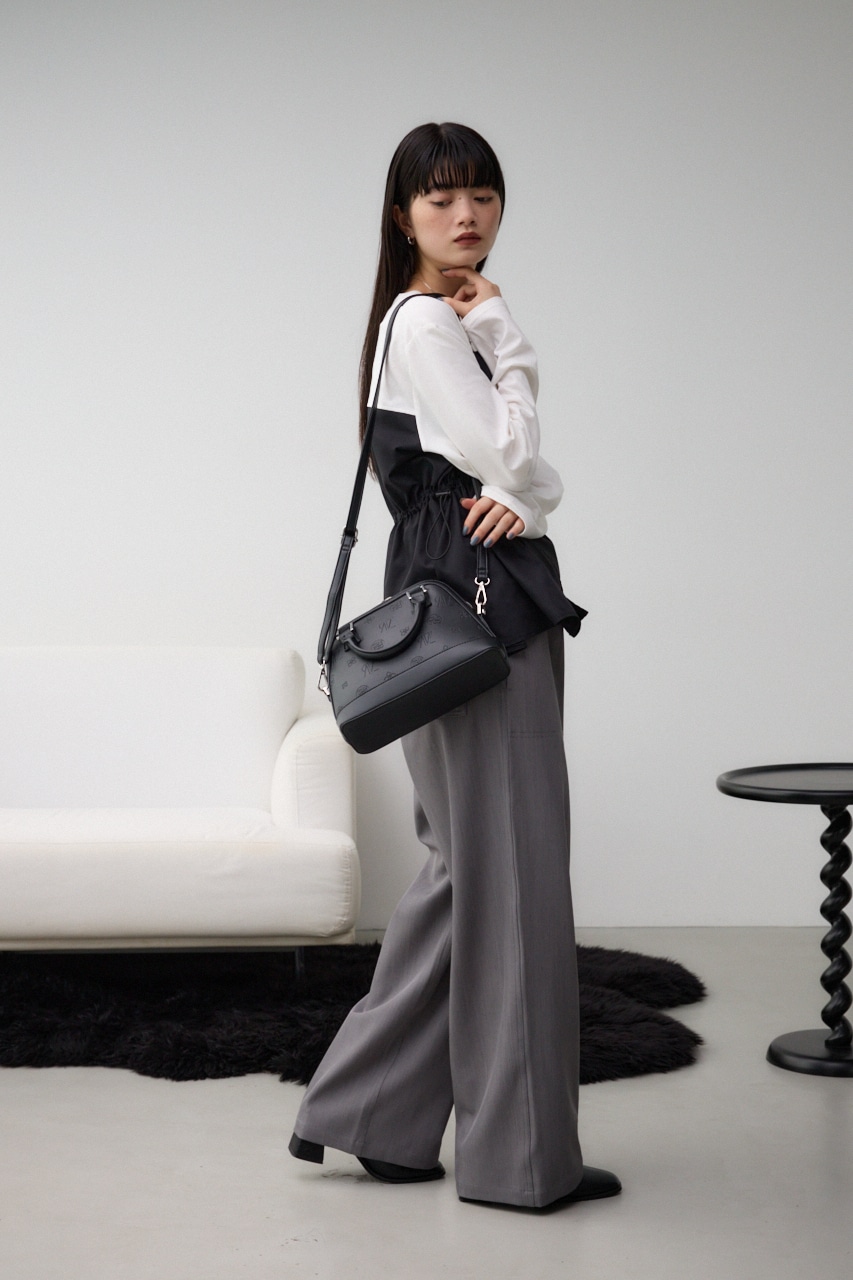 モノグラムダブルジップバッグ｜WOMEN｜250HAT55-399K｜AZUL BY MOUSSY