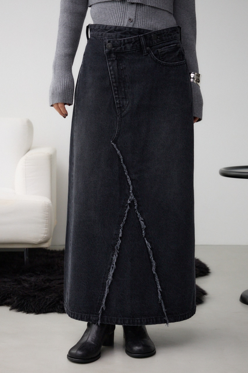 AZUL DENIM クロスウエストデニムスカート｜WOMEN｜250HAT11-490K