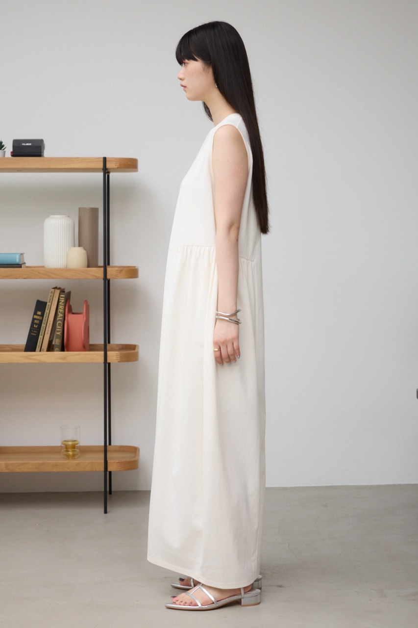 サイドギャザーカットコクーンワンピース｜WOMEN｜250HSM83-427E｜AZUL