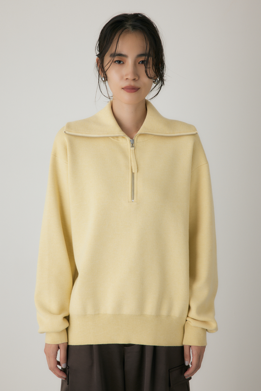 crie conforto】ハーフジップセーラーカラーニット｜WOMEN｜254IAT70