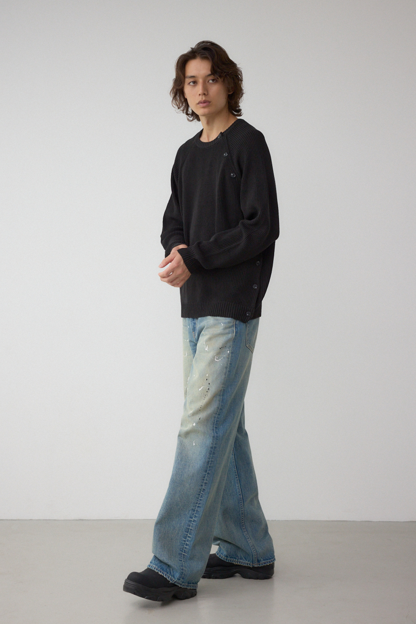 ショルダーボタンニットトップス｜MEN｜251IAB70-1271｜AZUL BY MOUSSY