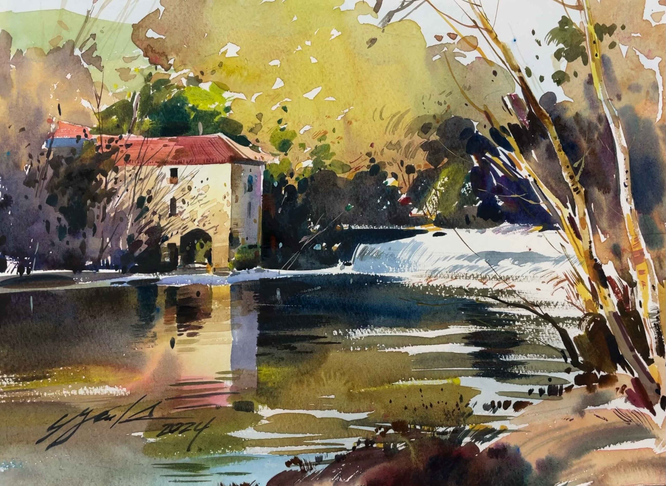 水彩画(透明水彩)の魅力 by 東俊達先生 | 大阪絵画教室AZUMAs【大人•美