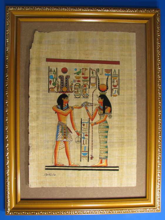 パピルス画 エジプトお土産