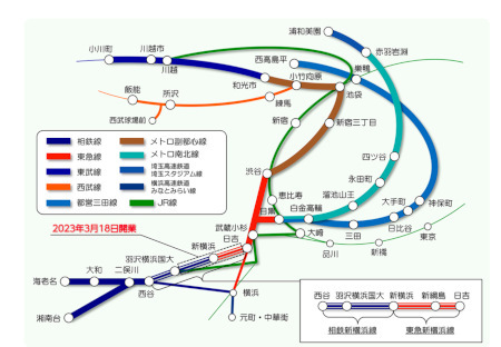 相鉄・東急直通線3月18日開業、相鉄線上りは「列車種別」の表示を路線