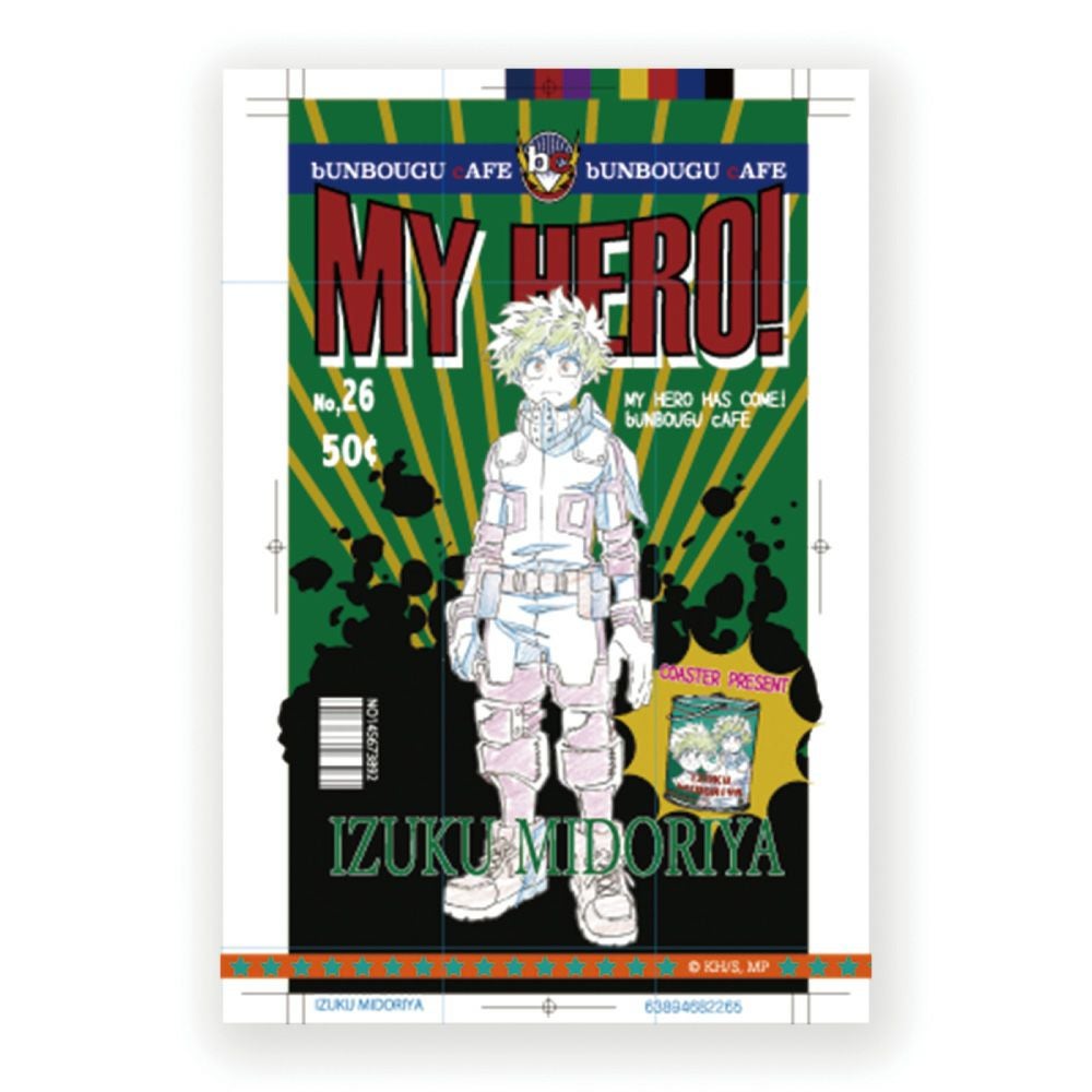 僕のヒーローアカデミア ターポリン アメコミ風ブックカバー 緑谷出久