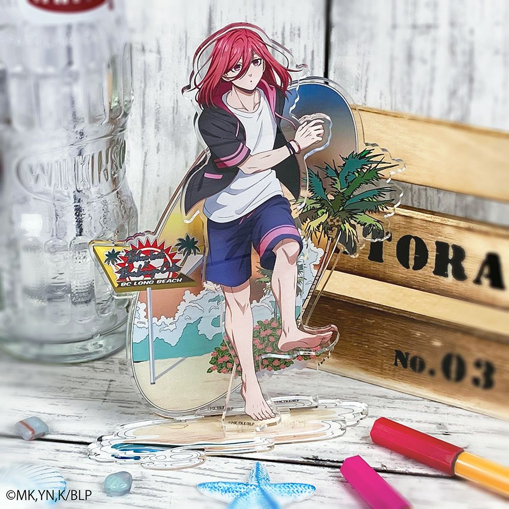 ブルーロック×文房具カフェ シーサイドモチーフ ジオラマアクリル