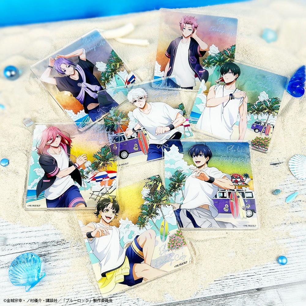 ブルーロック×文房具カフェ シーサイドモチーフ クリアファイル 御影