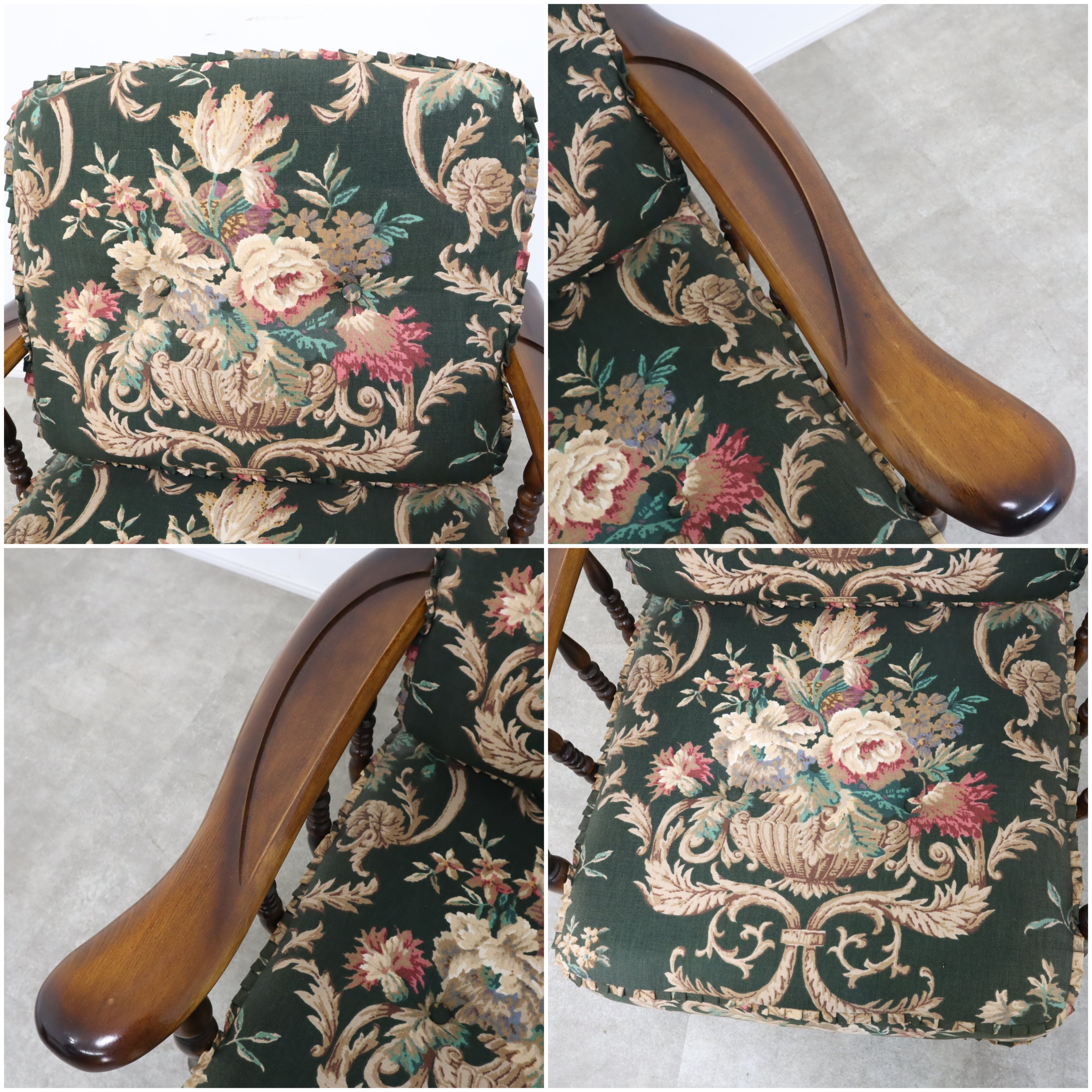 オールドカリモクのヴィンテージ1人掛けソファ No.1 – バナル