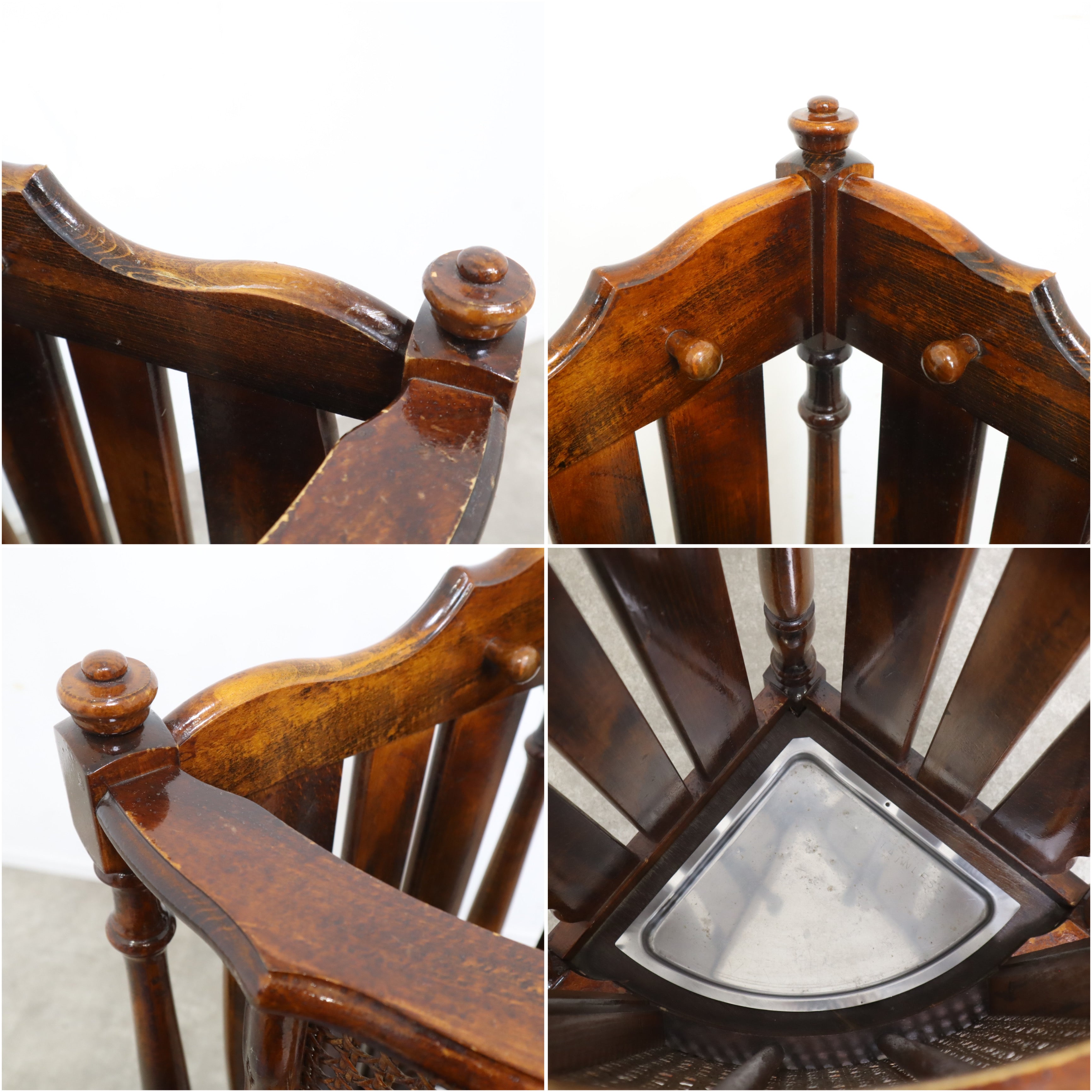 カリモク コーナー 傘立て コロニアル 木製 インテリア 家具 ※i4