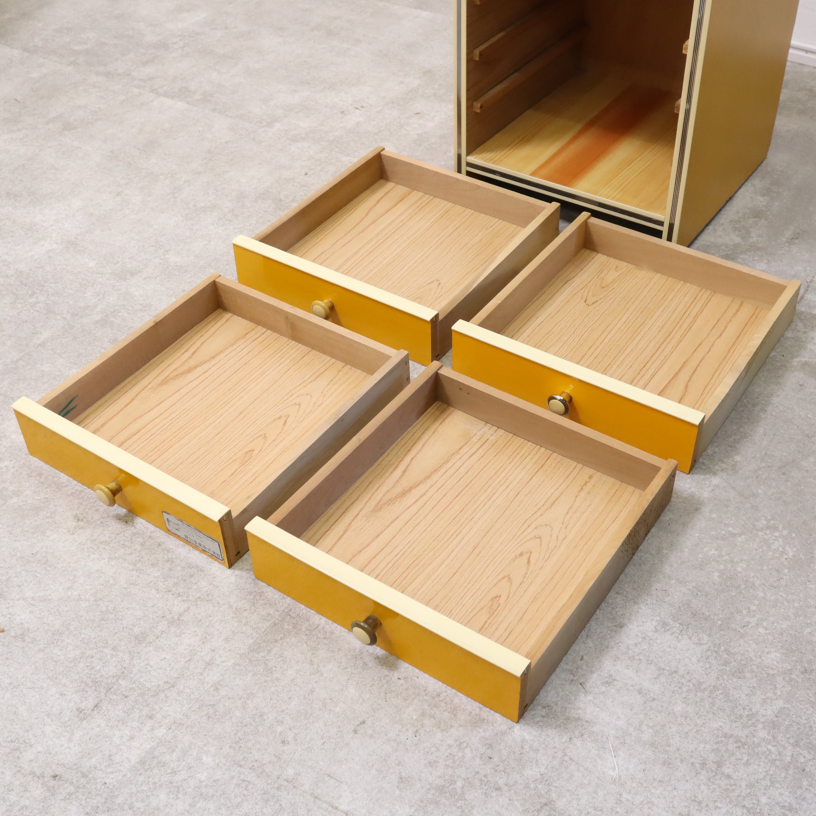 昭和レトロ レトロポップ 小引き出し イエロー – バナルオンライン