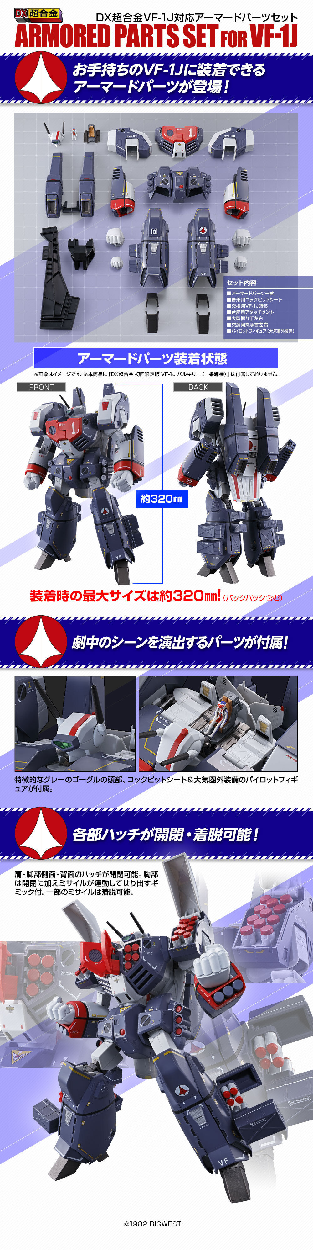 Bandai DX GBP Armor Set and VF-1J Armored Valkyrie - Page 5 - Toys