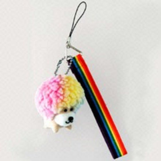 バンダイ 商品・サービスサイト | アフロ犬ぬいぐるみストラップ