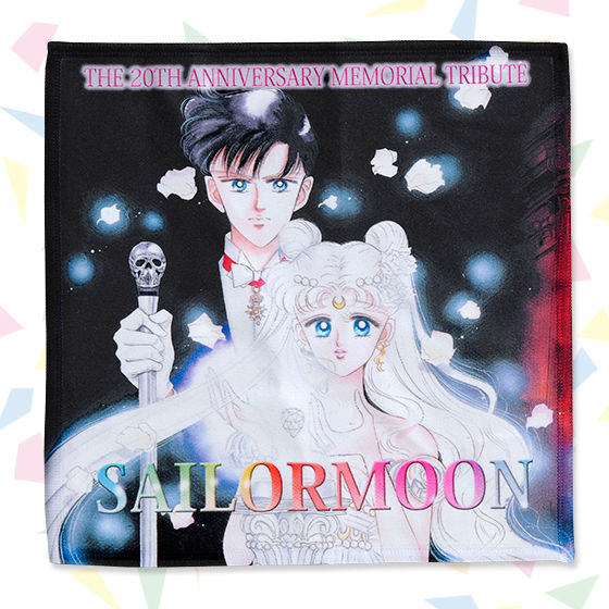 美少女戦士セーラームーン マイクロファイバーミニタオル（ペア柄・白