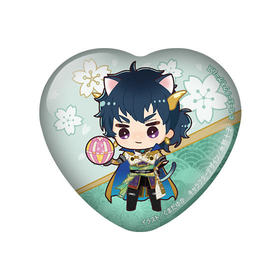 遙かなる時空の中で in ナンジャタウン2020」ハート缶バッジ