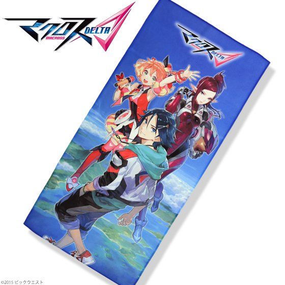 マクロスΔ マイクロファイバースポーツタオル キービジュアル柄