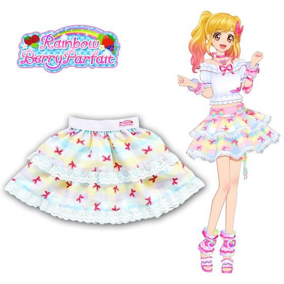アイカツ！スタイル レインボーベリーパルフェ コットンベリースカート