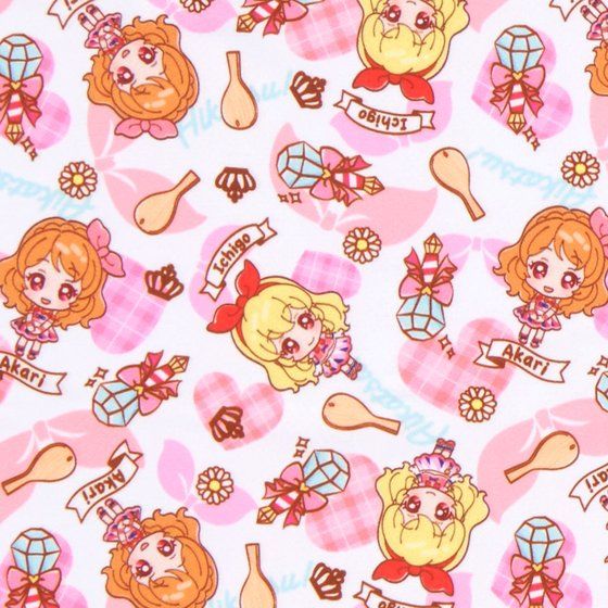 アイカツ！スタイル スーパークールタオル いちご＆あかり柄