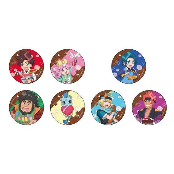 魔神創造伝ワタル バレンタインチョコ【つくってみた！】 缶バッジ（全