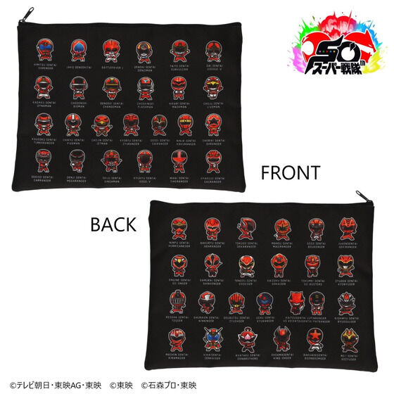 受注開始】スーパー戦隊シリーズ50周年記念「歴代レッド 額装ピンズ