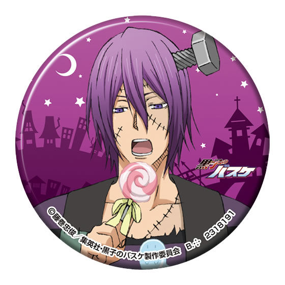 黒子のバスケ カプセル缶バッジ in Halloween2｜ガシャポン