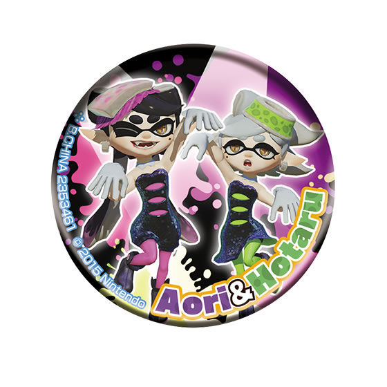 スプラトゥーン イカしたブロマイド缶バッジfeat.シオカラーズ