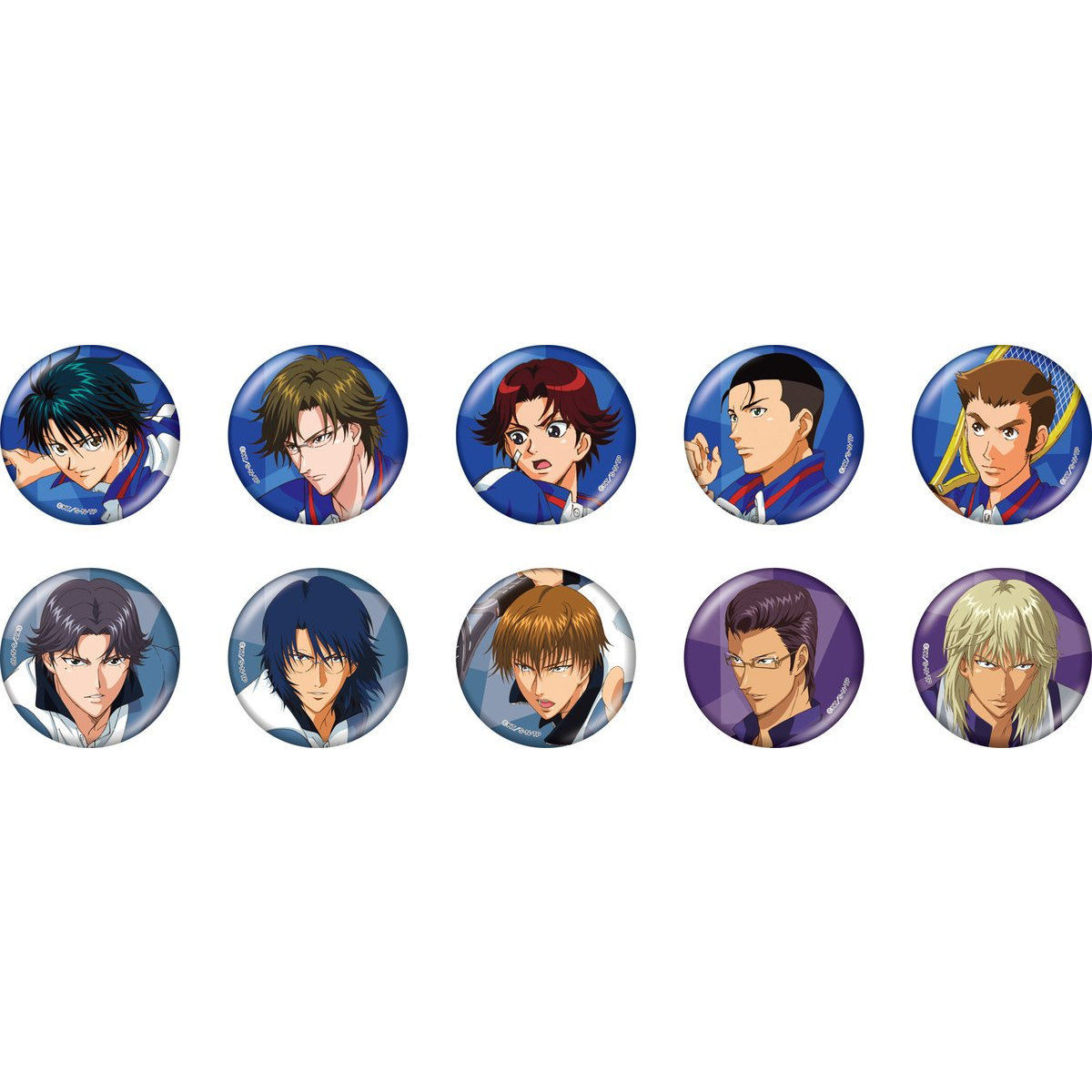 テニスの王子様 DVDカバーシリーズ 缶バッジ ‐全国大会篇‐（10個入り