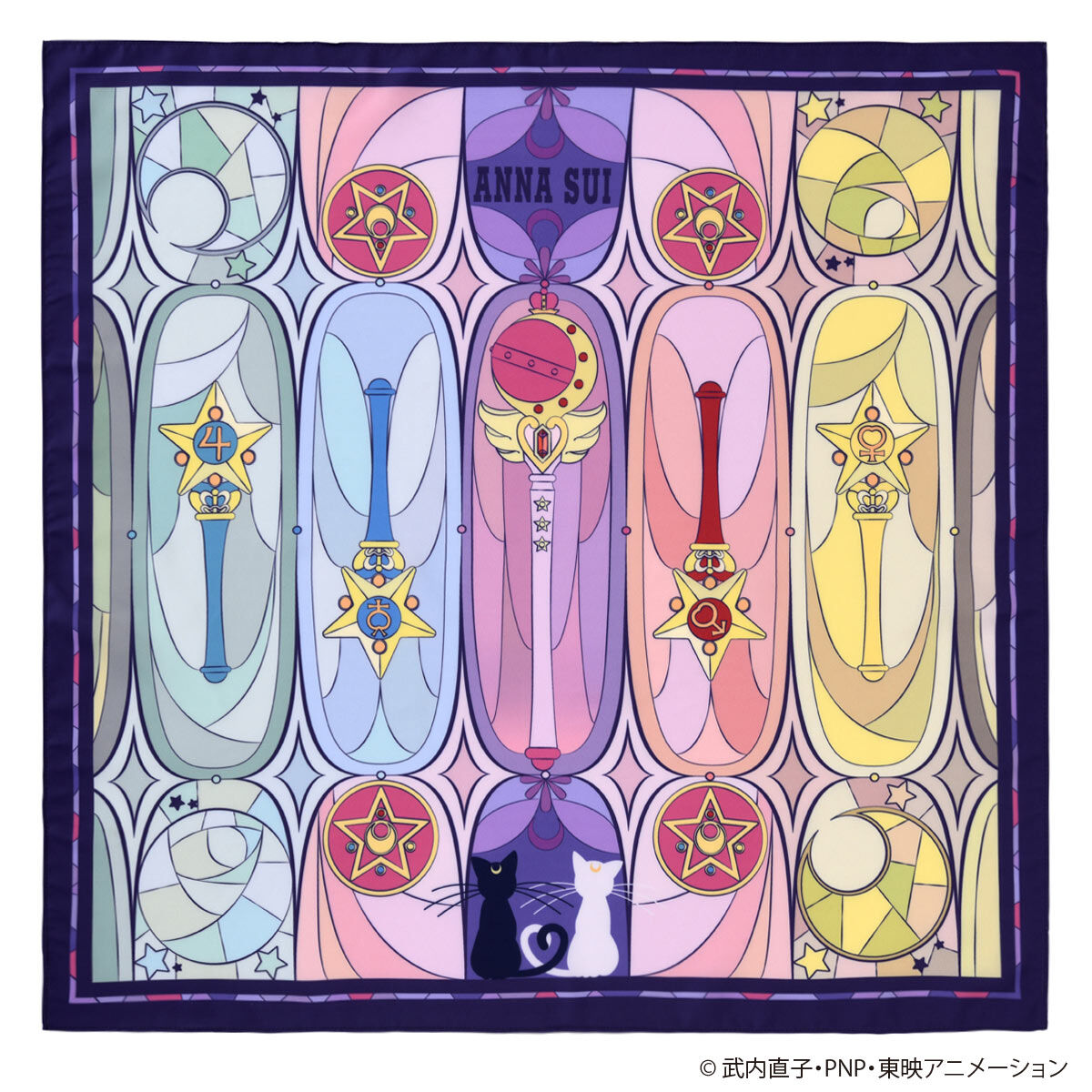 美少女戦士セーラームーン×ANNA SUI アイテム柄 スカーフ | 美少女戦士