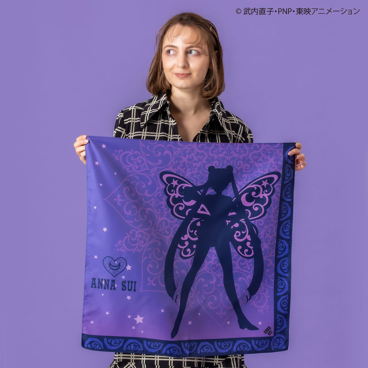 美少女戦士セーラームーン×ANNA SUI セーラームーン柄 スカーフ | 美