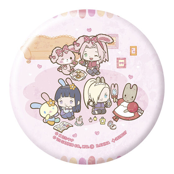 NARUTO×Sanrio characters ホログラム缶バッジコレクション