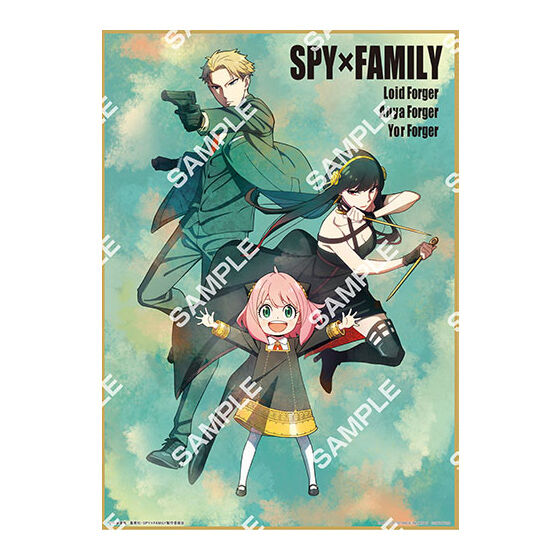 フラットガシャポン】SPY×FAMILY ビッグサイズ色紙コレクション