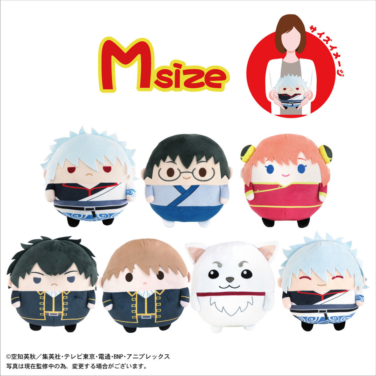 銀魂 ふわコロりん Msize | 銀魂 おもちゃ・キャラクター玩具 | アニメ