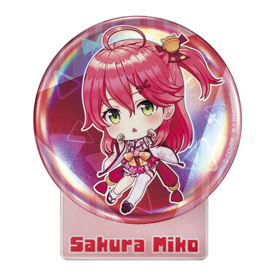 hololive SUPER EXPO 2023 開催記念缶バッジ＆スタンドA｜ガシャポン