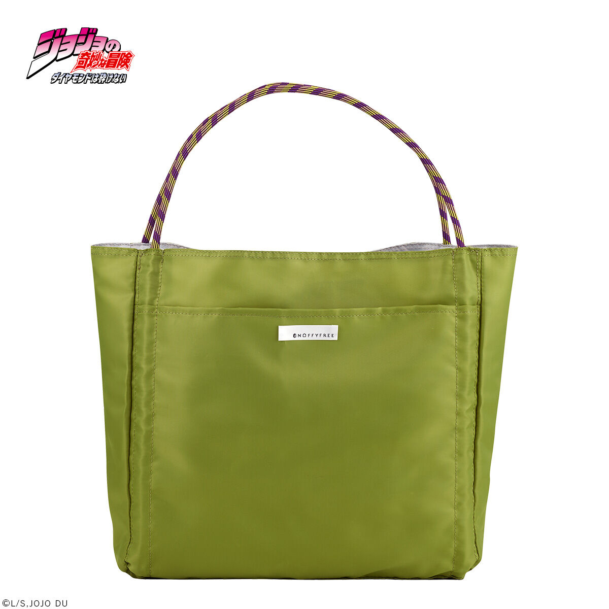 ONOFFYFREE×ジョジョの奇妙な冒険 ダイヤモンドは砕けない 刺繍バッグ