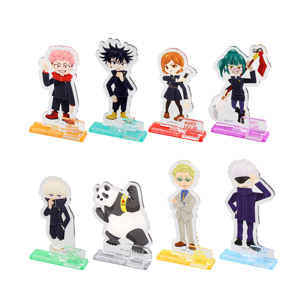 呪術廻戦 アクリルスタンド（セット販売／8個入） | 呪術廻戦 日用品