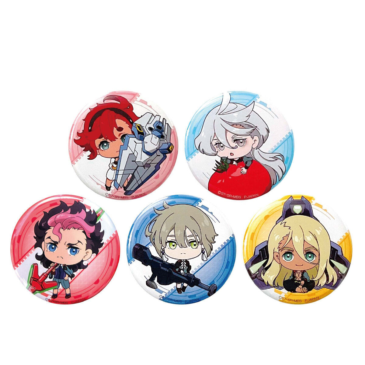 機動戦士ガンダム水星の魔女 ちょこそば トレーディング丸缶バッジ(BOX