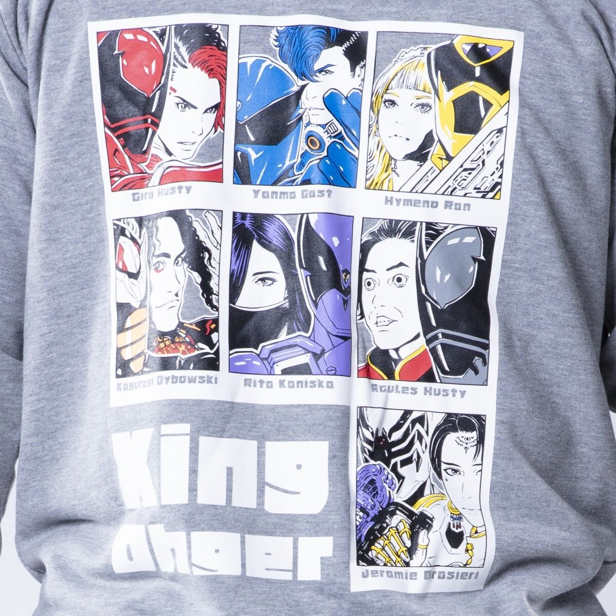 王様戦隊キングオージャー オフィシャル パーカー 杢グレー | 王様戦隊