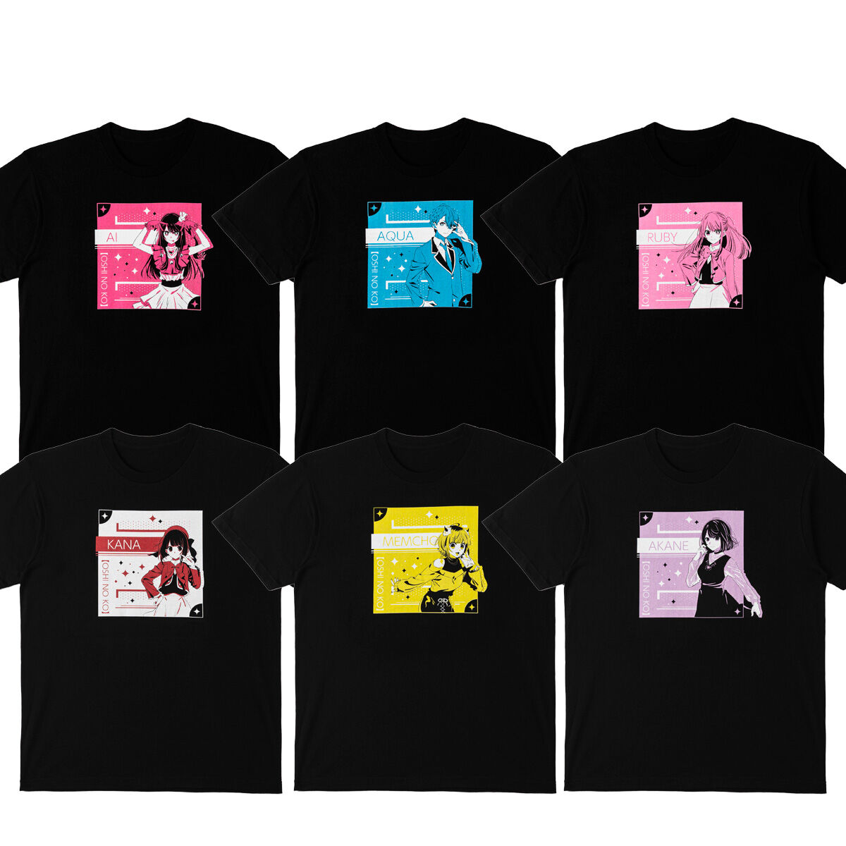 推しの子】 デザインTシャツ（全6種） | 推しの子 ファッション