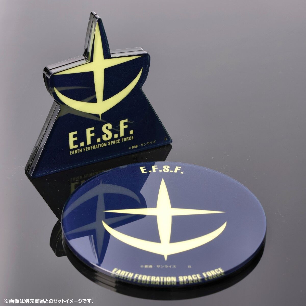 機動戦士ガンダム 光るアクリルプレート 地球連邦軍 【2024年7月発送