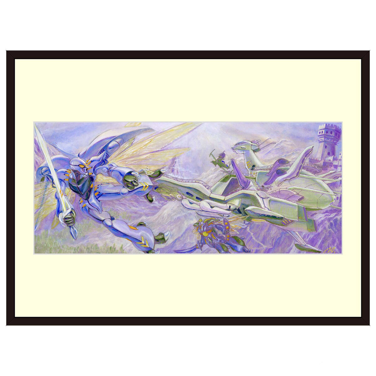 受注生産商品】聖戦士ダンバイン 複製原画 1(宮武一貴/DVD-BOXイラスト