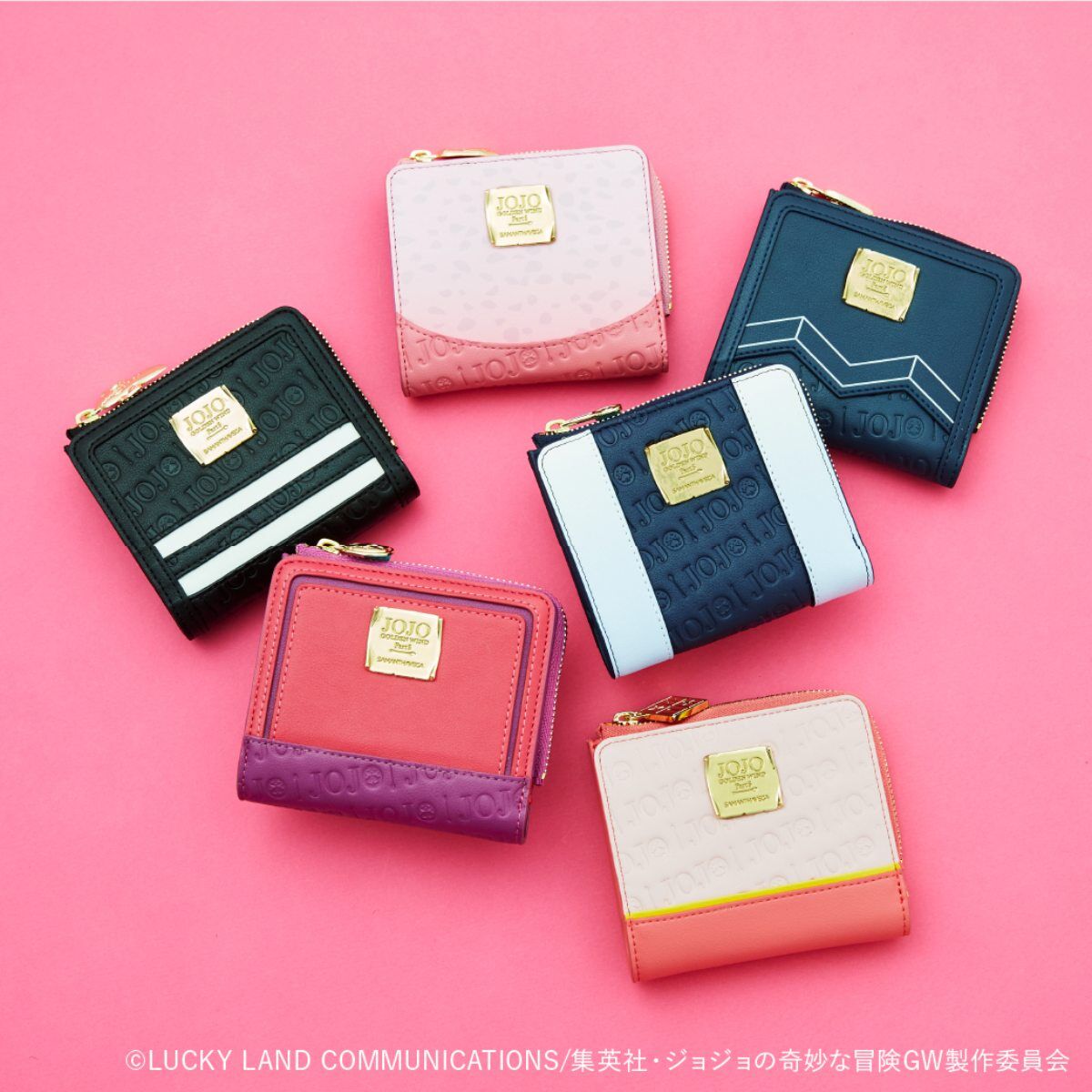 ジョジョの奇妙な冒険 黄金の風×サマンサベガ 折財布 | ジョジョの奇妙