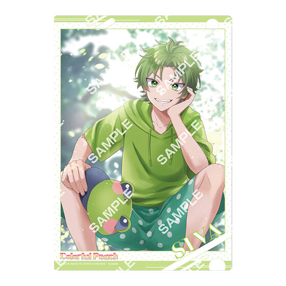 ジャンボカードダス/フラットガシャポン】カラフルピーチ クリア