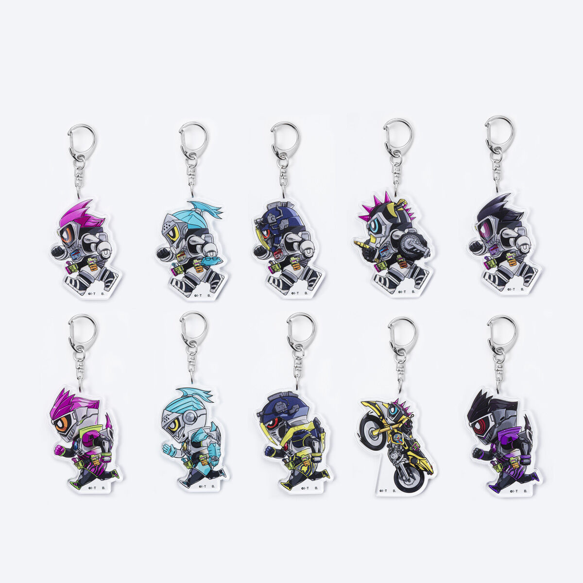 仮面ライダーエグゼイド 走るデフォルメシリーズ アクリルキーホルダー