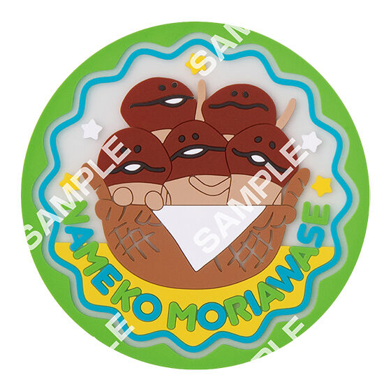 フラットガシャポン】なめこ栽培キット クリアラバーコースター