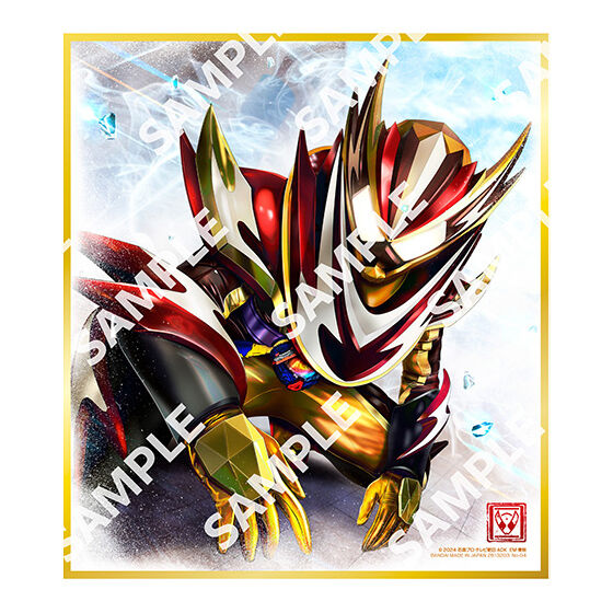 フラットガシャポン】仮面ライダー色紙ART GP4｜ガシャポン