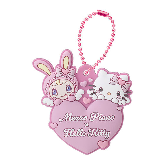 メゾピアノ×ハローキティ カプセルラバーマスコット｜ガシャポン