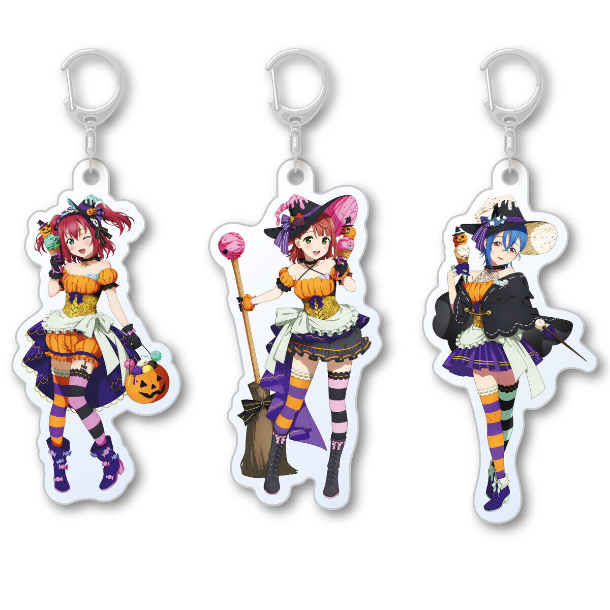 AiScReam ハロウィン アクリルキーホルダー（全3種） | ラブライブ
