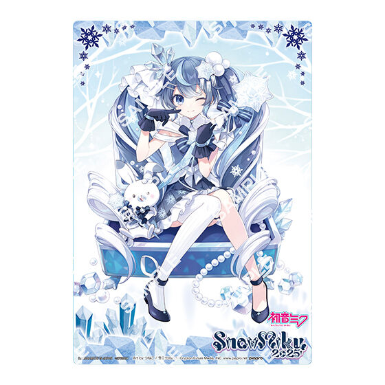 ジャンボカードダス/フラットガシャポン】初音ミク SNOW MIKU 2025