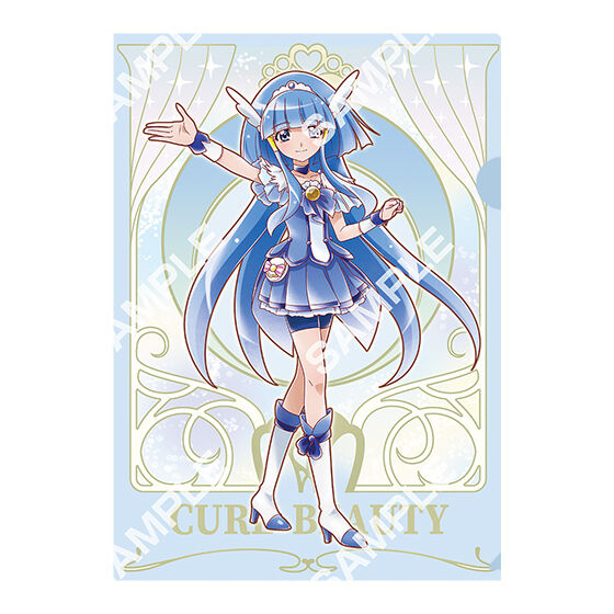 フラットガシャポン】プリキュアオールスターズ クリアファイル